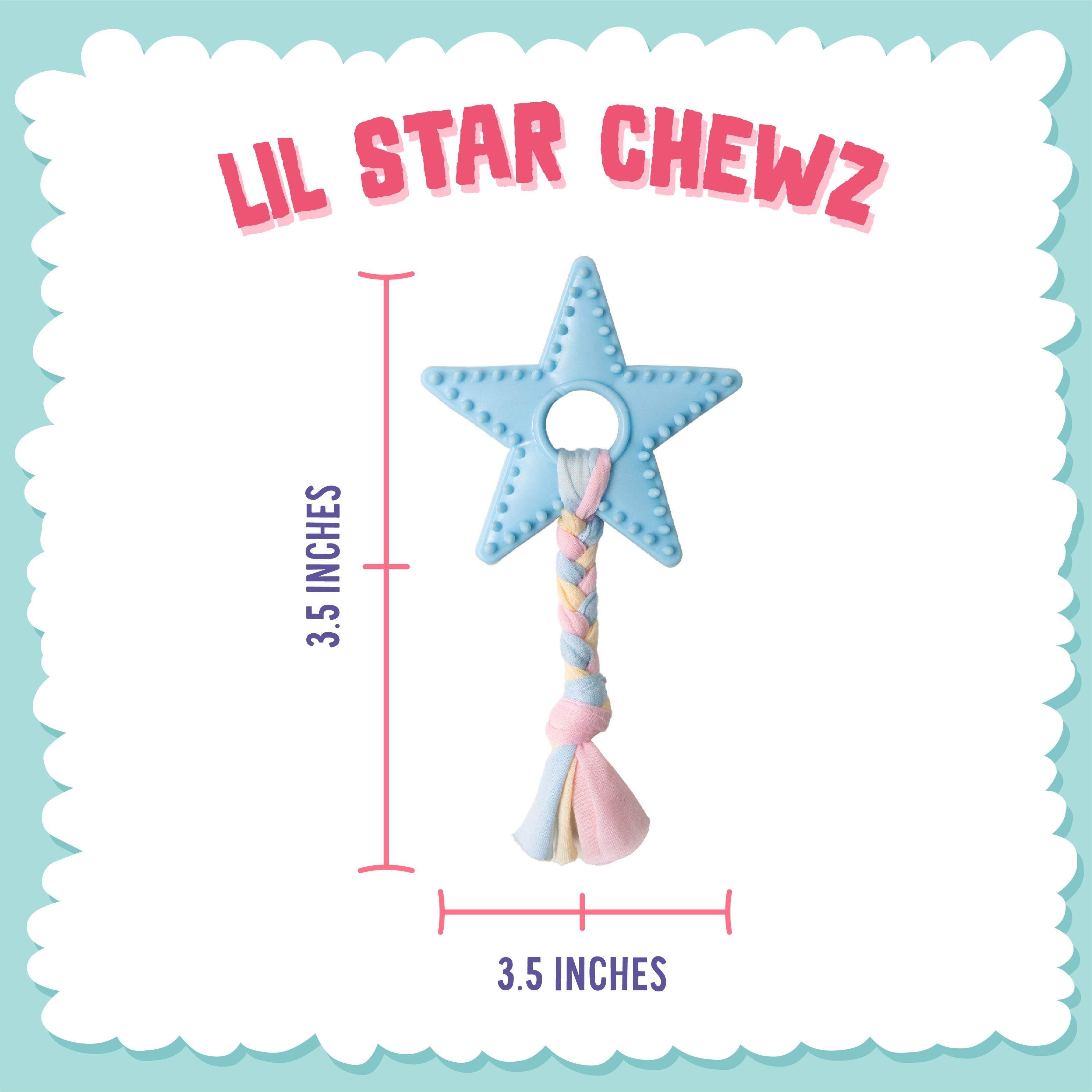 SnugArooz - Vendita all'ingrosso Giocattolo da masticare - Cani - Lil Star Chew2