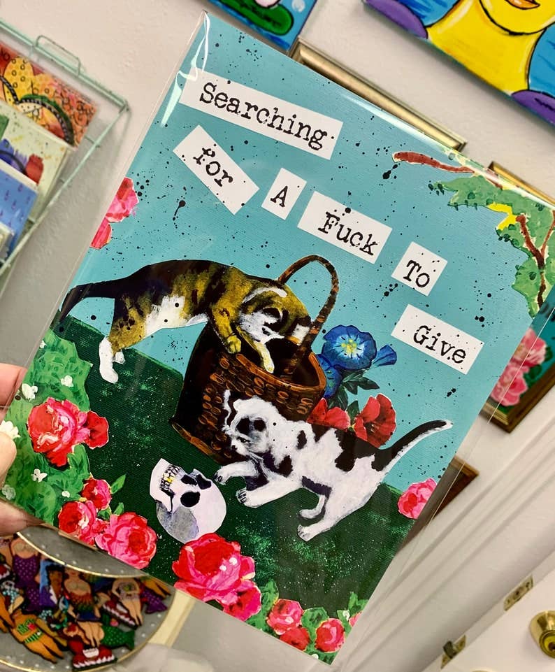 Gascot Inc. - Wholesale Art Print - Searching For a Fuck Nasty Kitty Print1