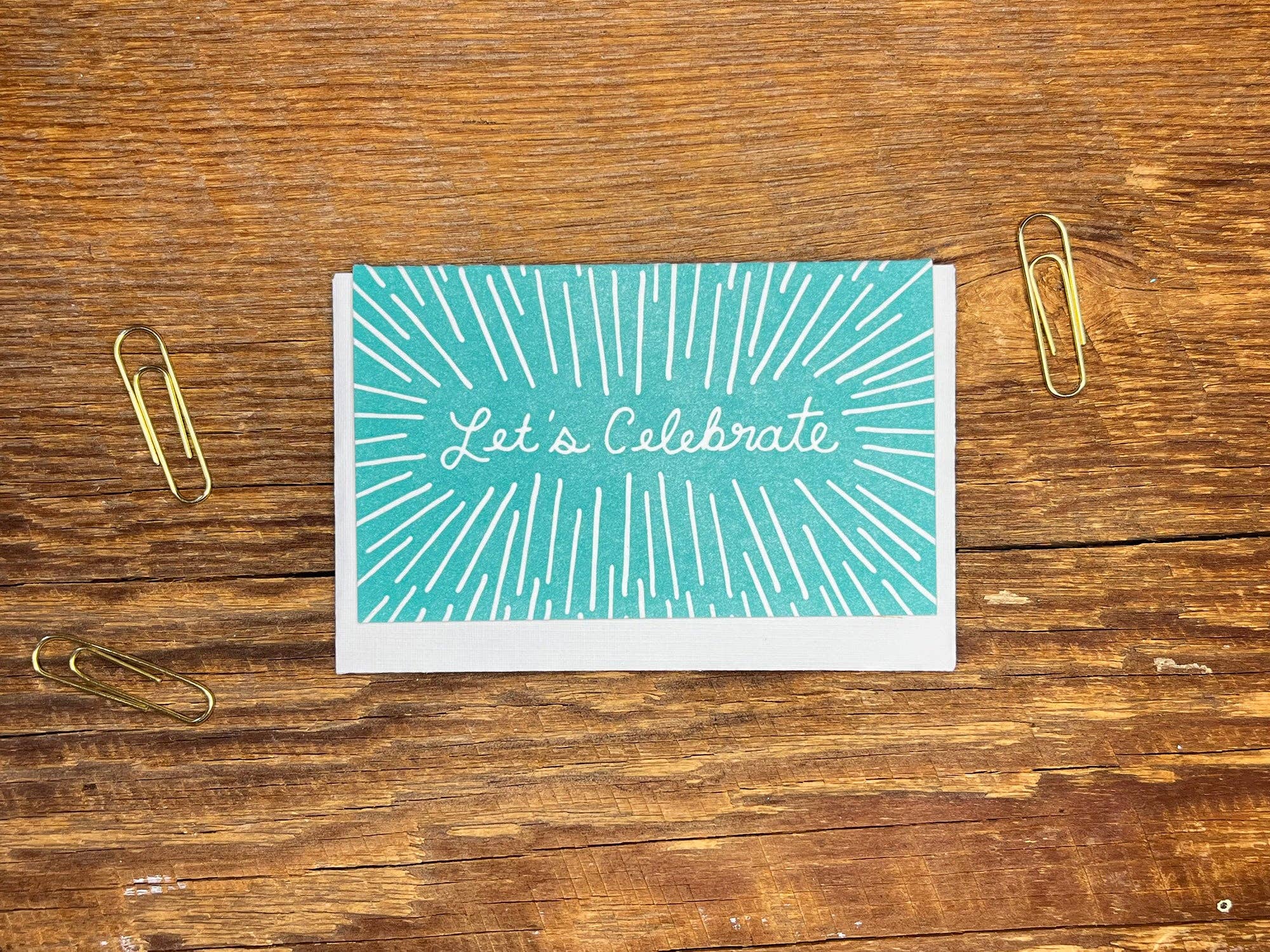 Noteworthy Paper & Press - Wholesale Congratulations Card - Let's Celebrate Enclosure Card1