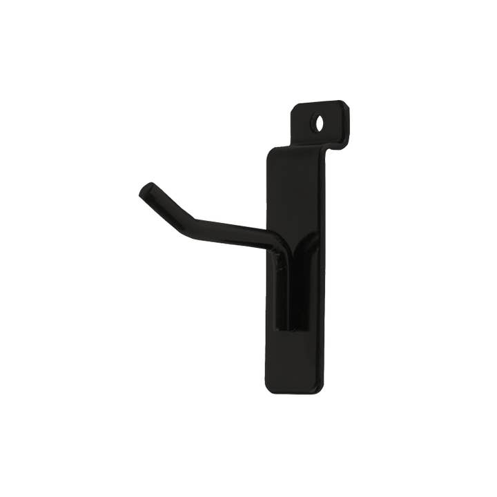Store Supply Warehouse - Wholesale Retailer Display - Accessories - Black Peg Hook for Slatwall