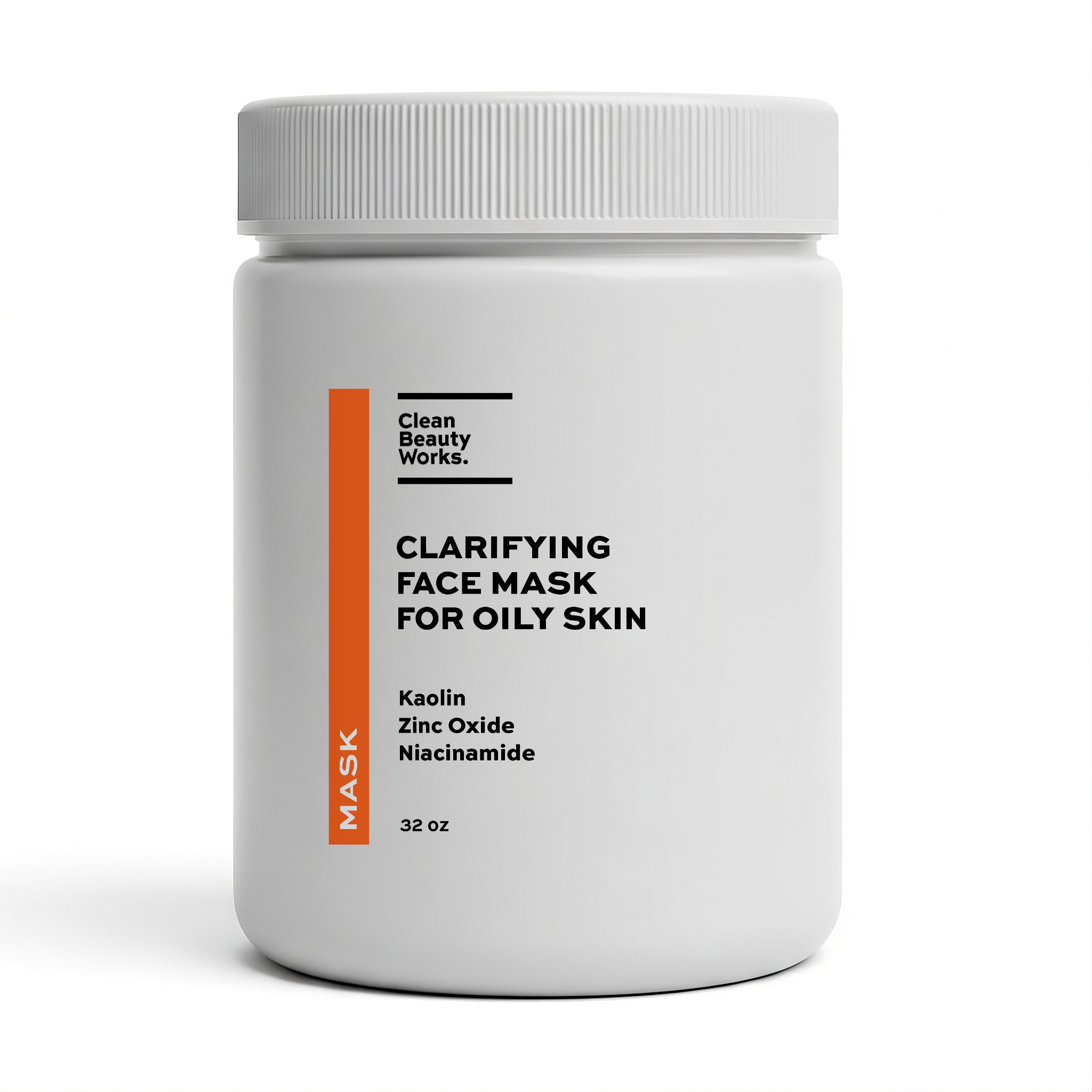 Clean Beauty Works. - Wholesale Skincare Face Mask - Clarifying Face Mask for Oily Skin, Niacinamide & Kaolin1