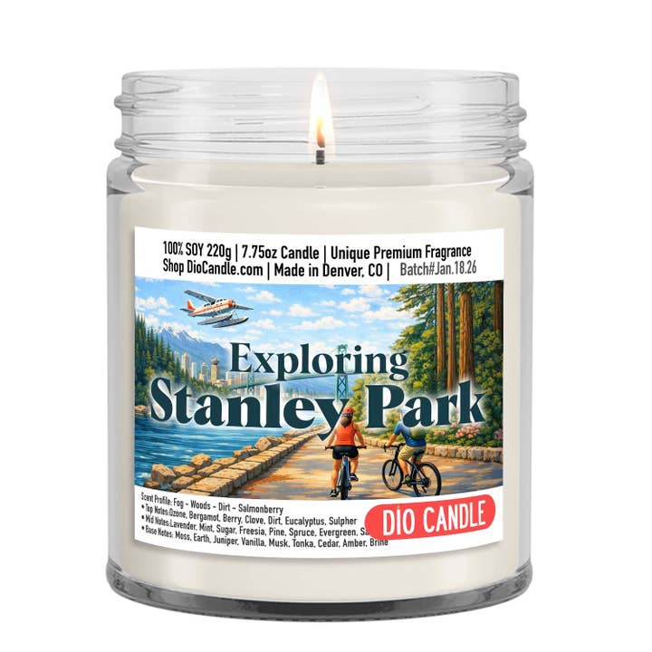 Stanley Park Vancouver Candle for wholesale by Dio Candle Company