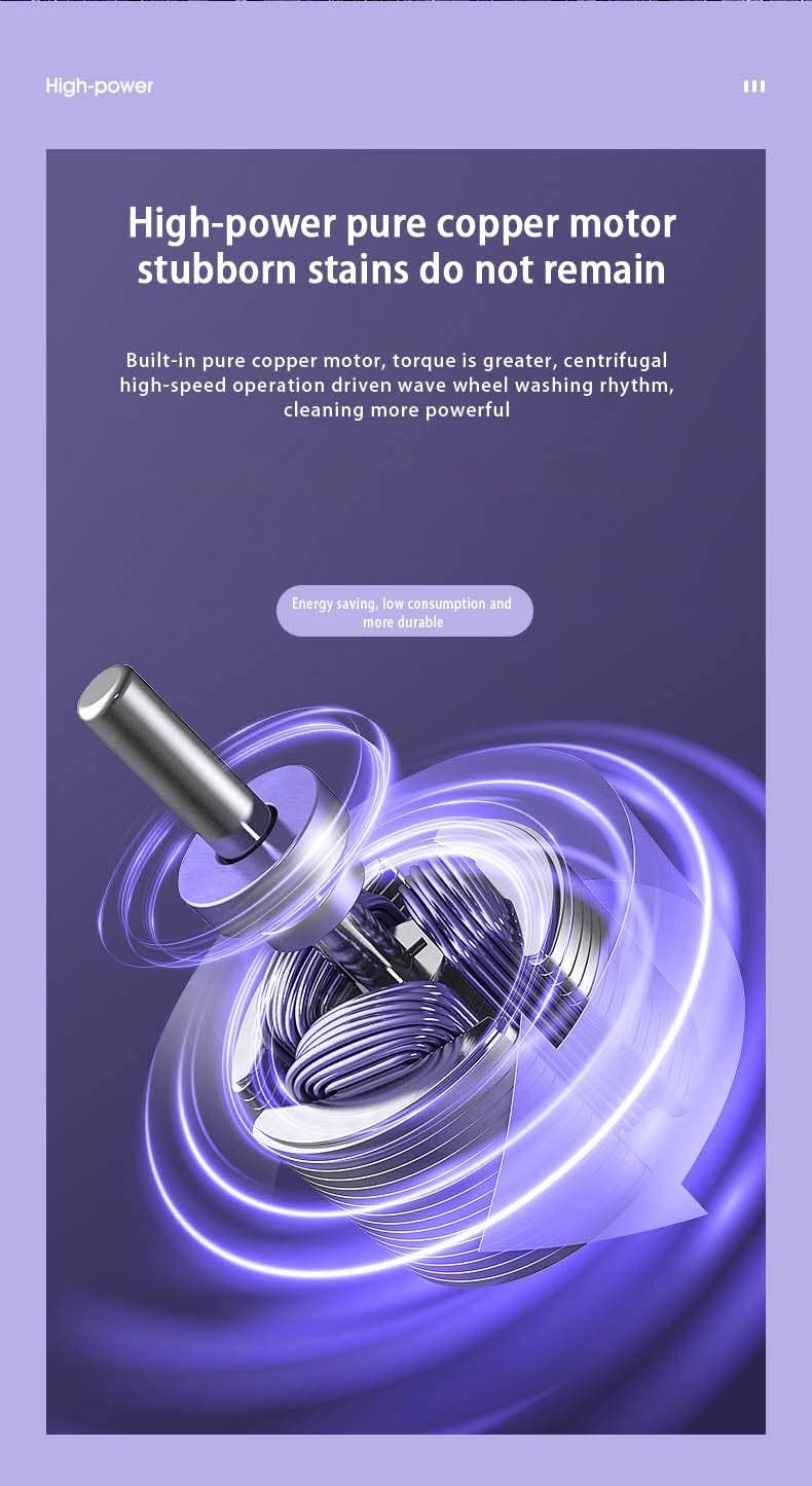 VIGOR – wholesale Tvättkorg – VIKBAR Bärbar tvättmaskin för klädvård6