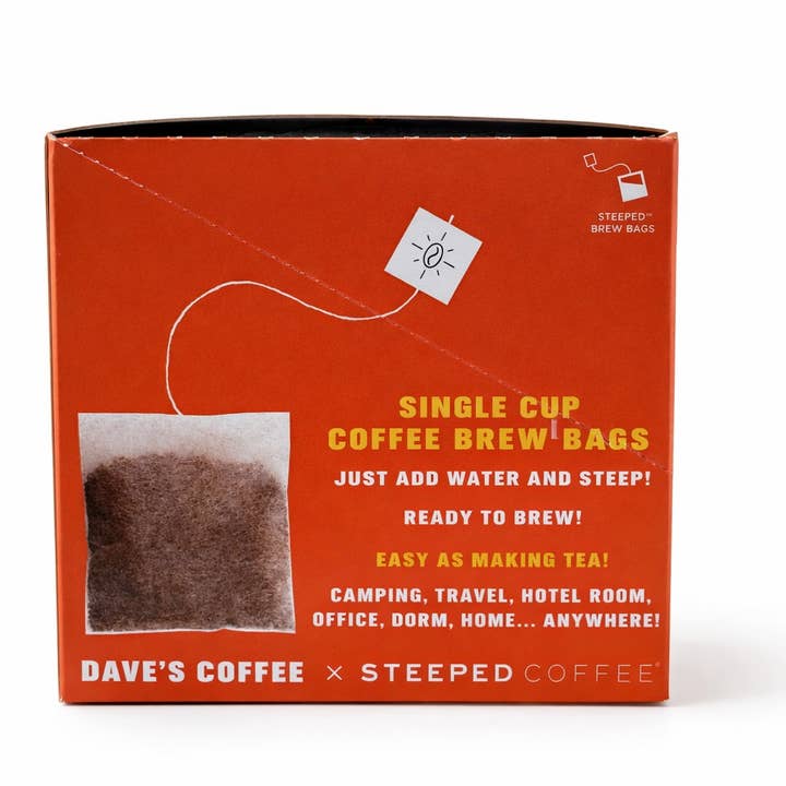 Dave's Coffee Roasters - Wholesale Ground Coffee - Steeped Dark Roast Coffee | Brews Like Tea — 10-Pack2