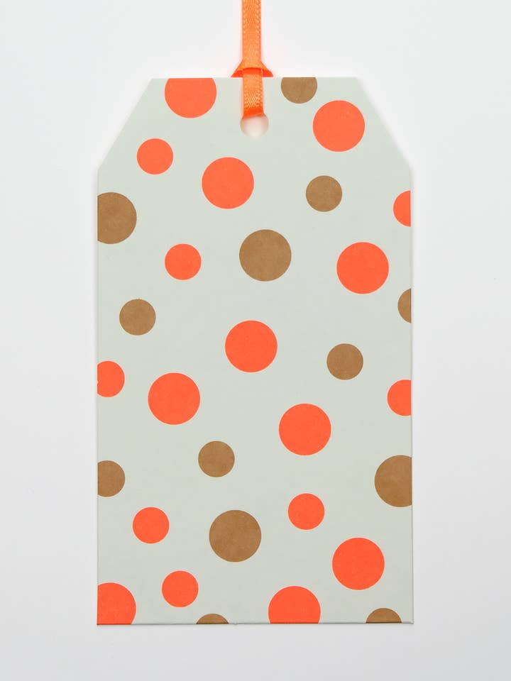 Neon Dots Geschenkanhänger für den Großhandel von Haferkorn & Sauerbrey