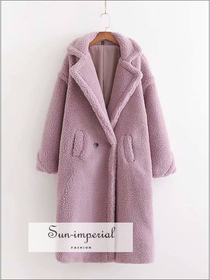 Sun Imperial – wholesale Päls/fuskpäls - Dam – Kvinnor Grön Vinter Fuskpäls Varm Maxi Overcoat Vintage10