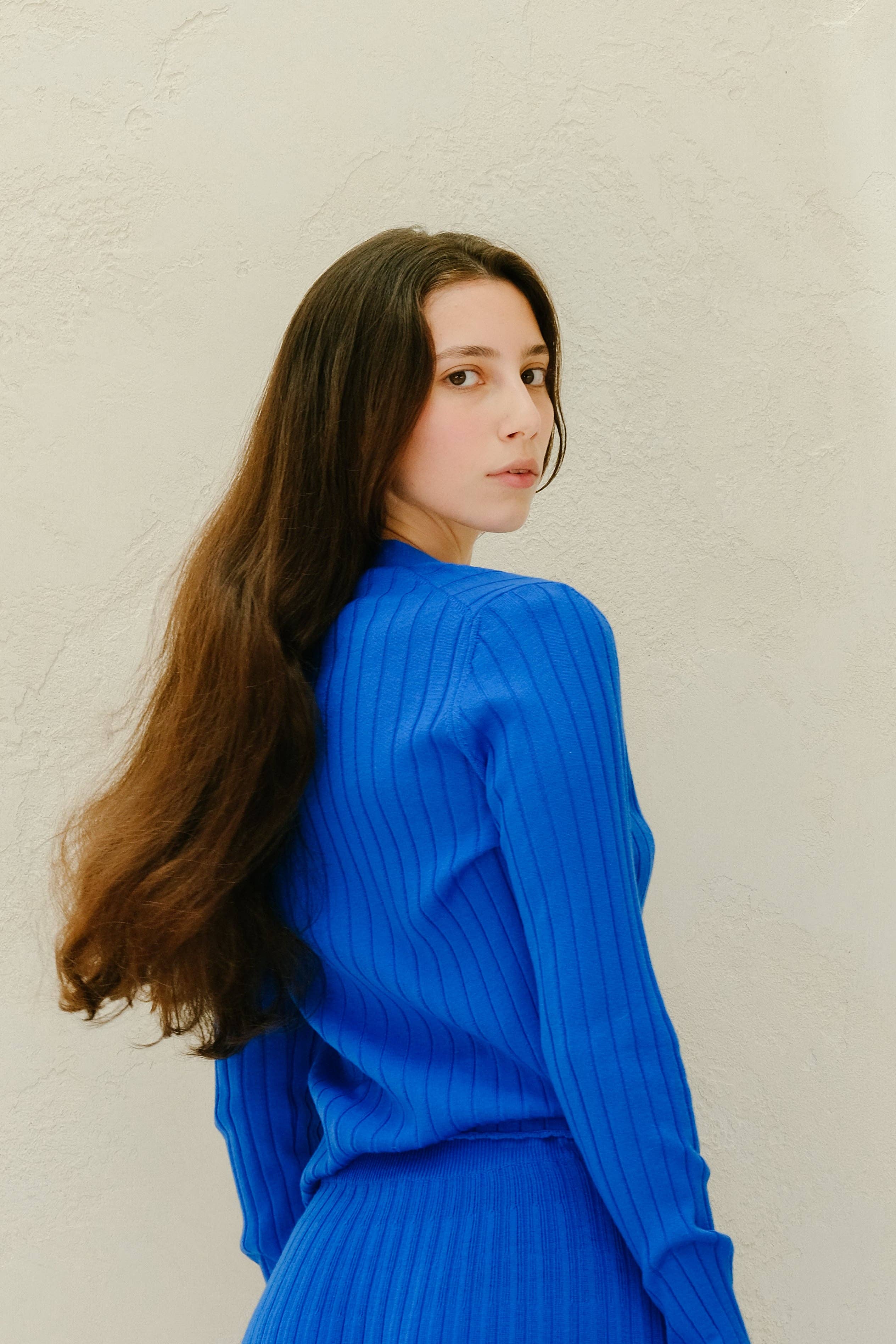 Lèmme - Wholesale Cardigan - Women's - Extra Fine Merino Wool V Neck Cardigan16