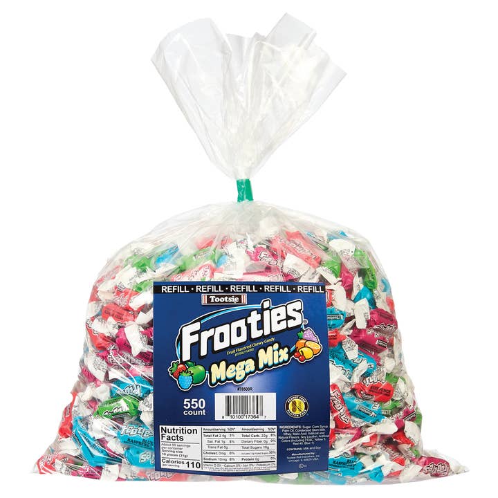 Kelli's - Wholesale Gummy - Tootsie Frooties Mega Mix - Refill Bag for Changemaker Tub