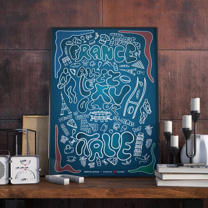 RUGBY | XV de Francia | Francia – Italia 2022 para venta al por mayor de Sport à l'Affiche