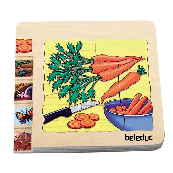 Beleduc - Wholesale Puzzle - Kids - Layer-Puzzle "Carrot" - Beleduc
