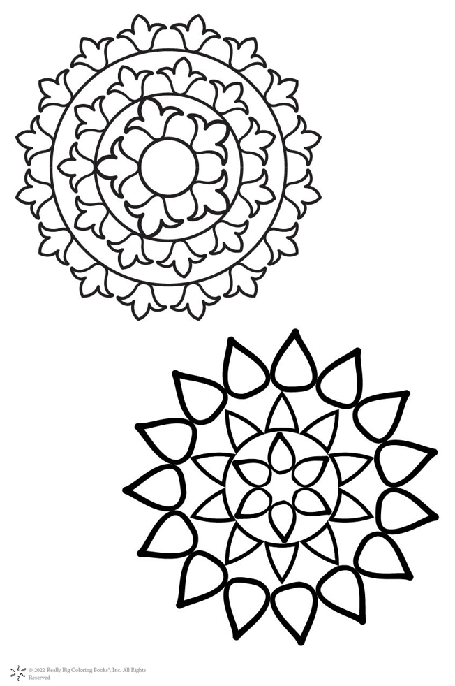 Really Big Coloring Books | ColoringBook.com – Livro para colorir - Crianças e bebés por atacado – Mandalas Realmente Grande Livro de Coloração 12" x 181