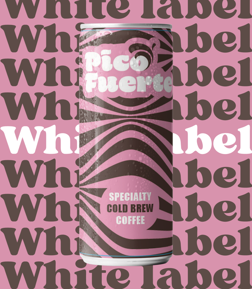 Café 124 srl - Venta al por mayor Café helado/infusiones frías - Cold Brew White o Marca Privada, lata 25 o 20cl4