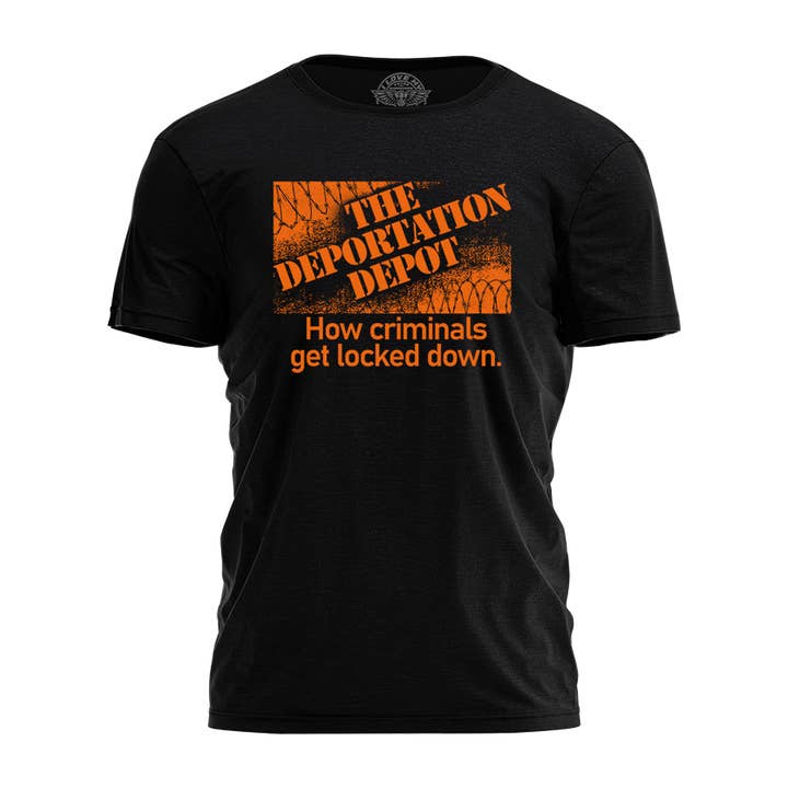 Deportation Depot Tee - 4075 for wholesale by I Love My Freedom