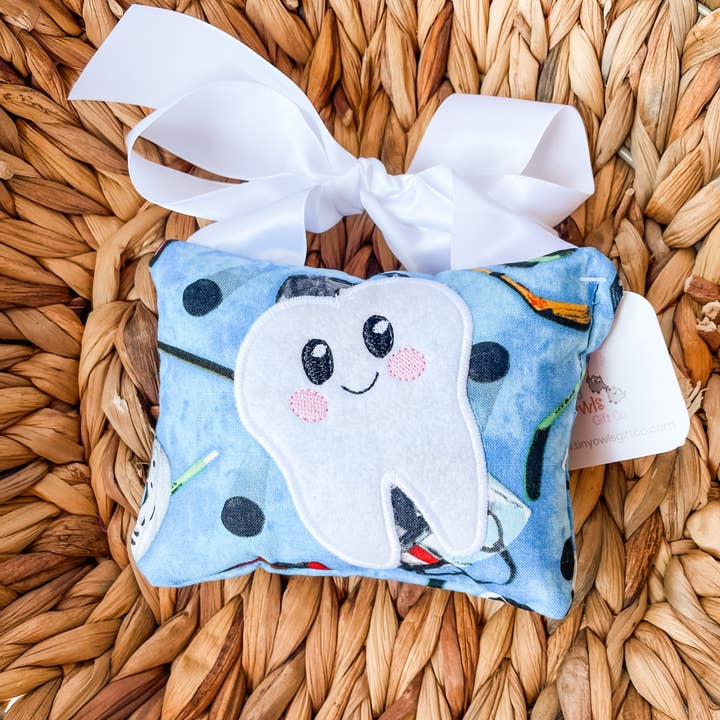 Hockey Tooth Fairy Pillow for wholesale by Tiny Owls Gift Co.