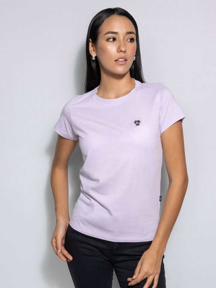 Lilac Stain Resistant Woman´s T-shirt for wholesale by DANTE