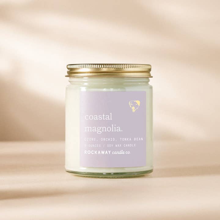 Bougie Magnolia Côtière 8oz pour la vente par Rockaway Candle Co