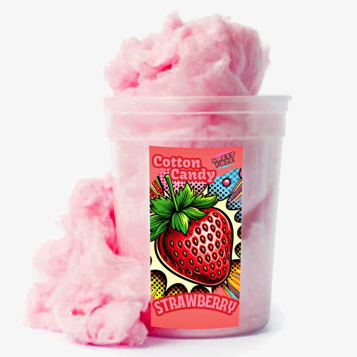 Handmade Strawberry Cotton Candy - Wholesale for wholesale by Sweet Faze LLC