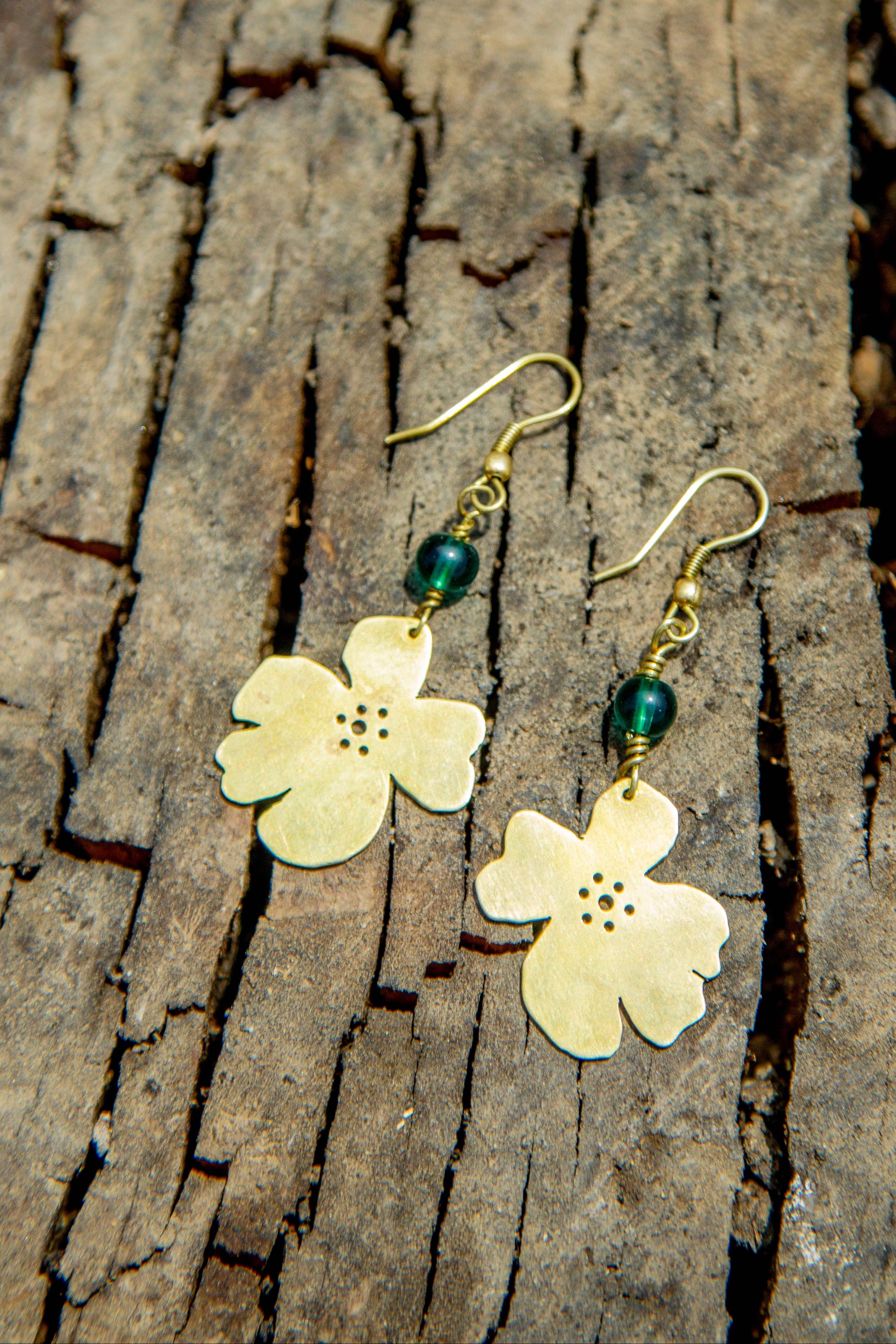 Grain of Rice Project - Wholesale Dangle Earrings - Sun Drop Petal Earrings1
