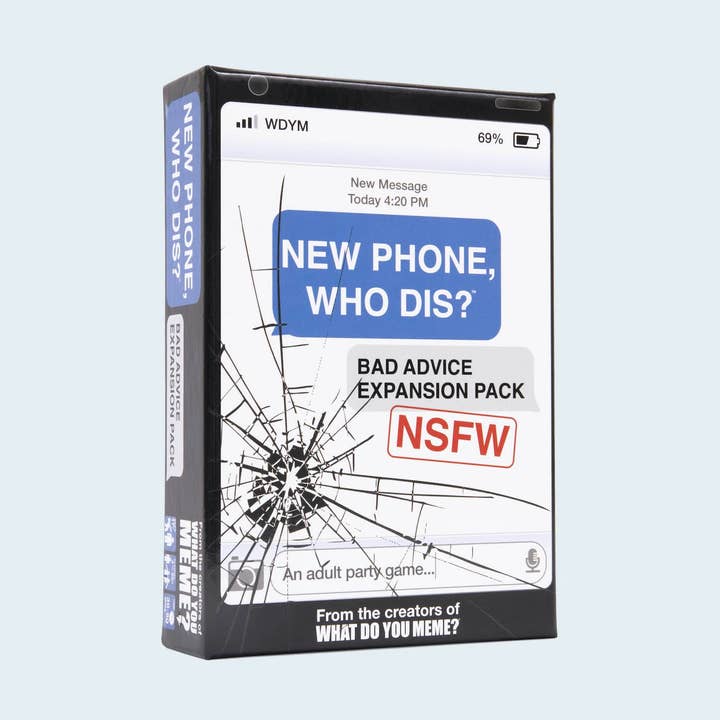 New Phone, Who Dis?â„¢ NSFW Expansion Pack, Adult Game for wholesale by What Do You Meme