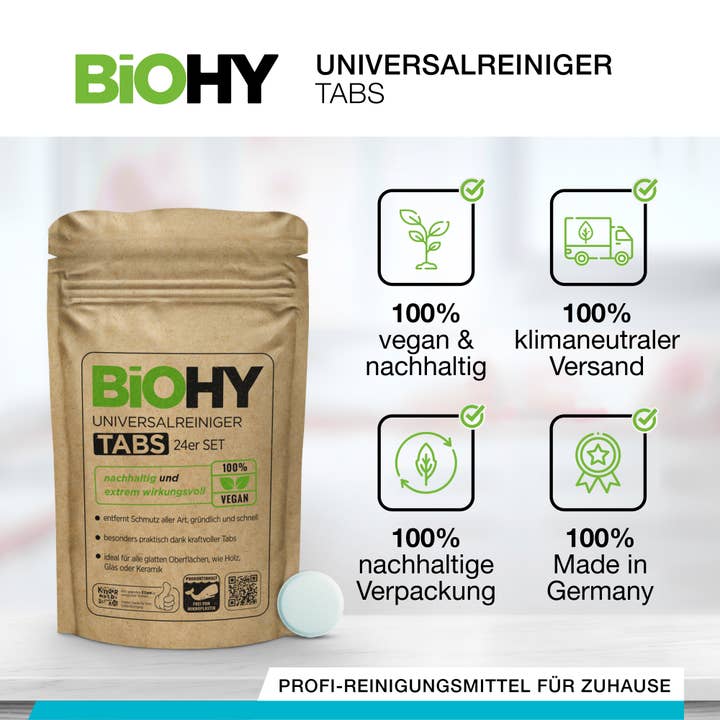 BiOHY - Wholesale All-Purpose Cleaning Wipes - BIOHY universal cleaner tabs, cleaning agent tabs, cleaning tablets, all-purpose cleaner tabs1