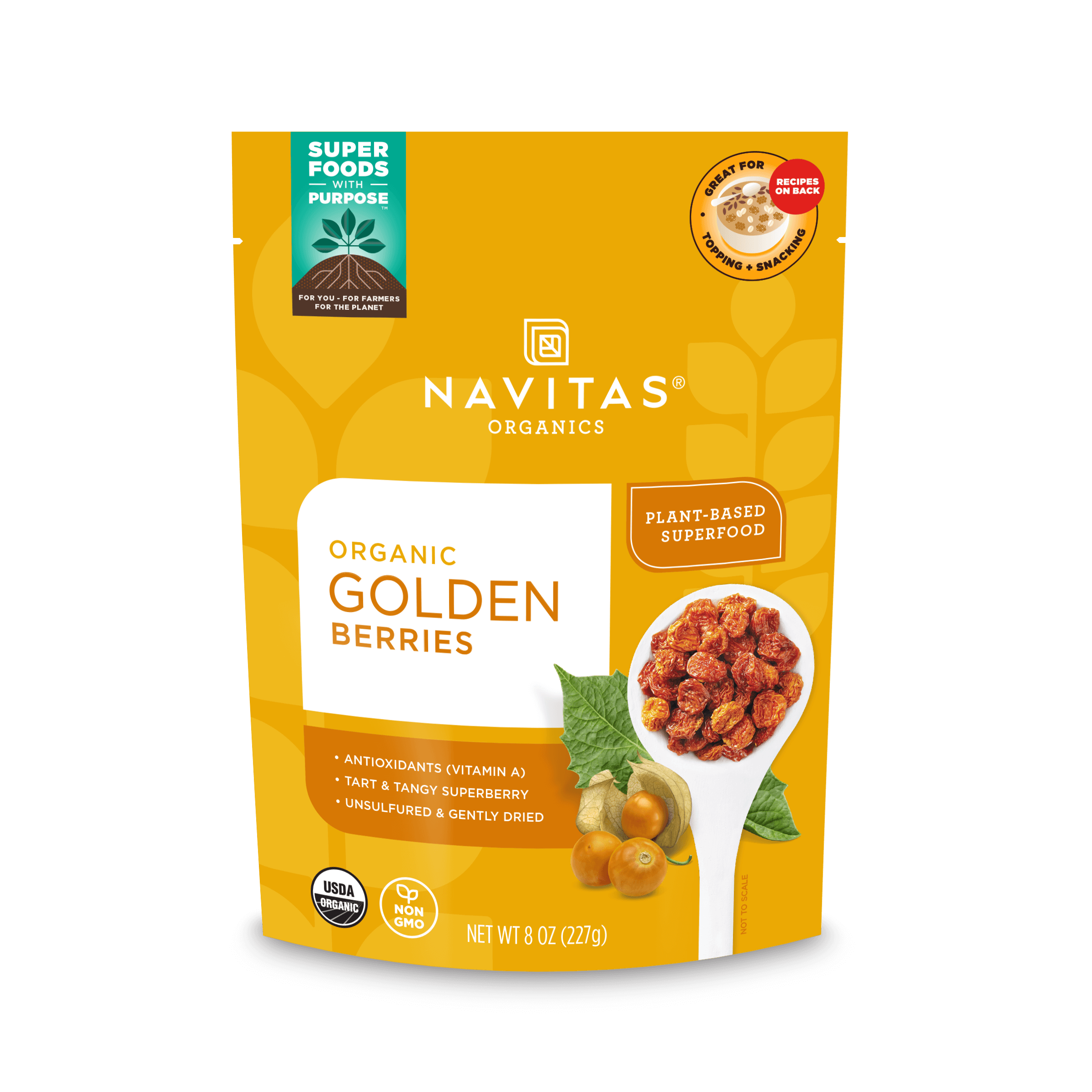 Navitas Organics - Venta al por mayor Fruta deshidratada - Bayas doradas0