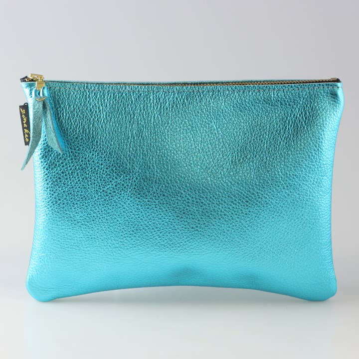 Zina Kao Exclusives - Wholesale Pouch - Women's - Metallic Everyday Pouch: 4 sizes! Ginger/Monroe/Carter++