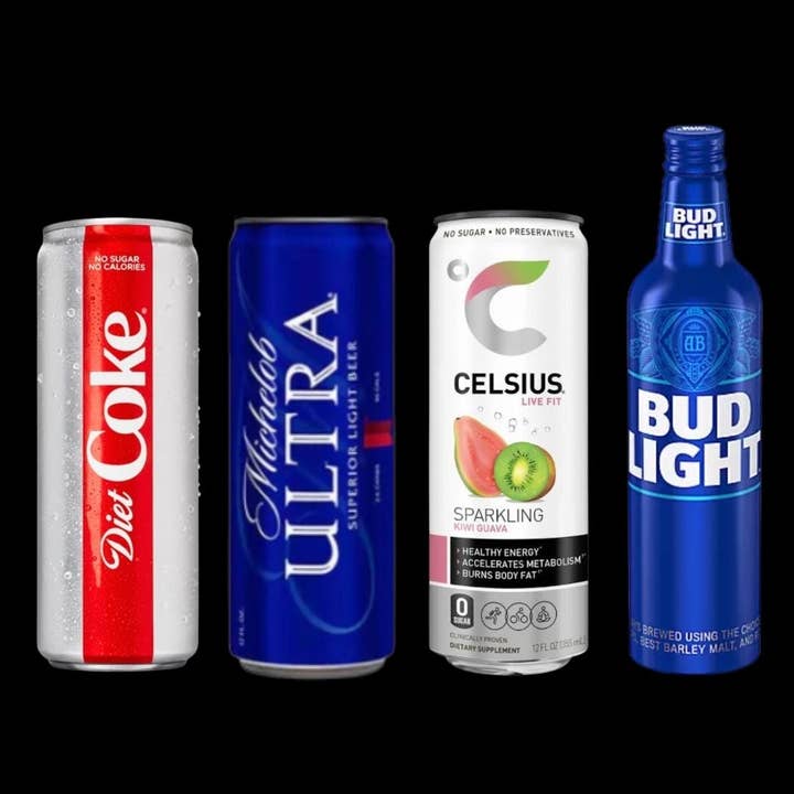 Glitzy Coolers - Vente Housses de boisson - Glitzy Skinny Canette Glacière à paillettes lavande 12 oz1