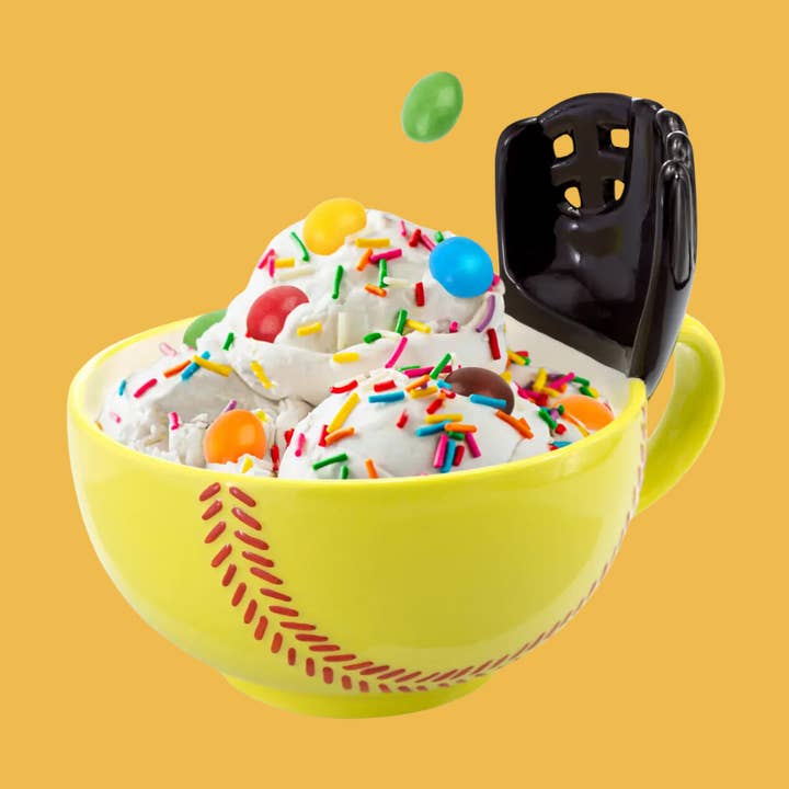 The Softball Mug with a Glove - Dishwasher Safe, Ceramic for wholesale by MAX'IS Creations