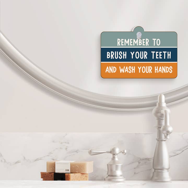 Panneau d'aspiration « N'oubliez pas de vous brosser les dents » pour la vente par P. Graham Dunn