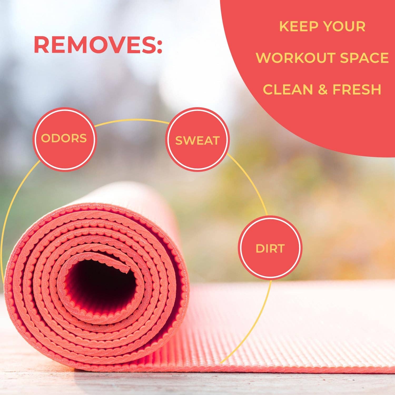 Rudderr, LLC/MintBucket - Wholesale All-Purpose Cleaning Spray - SwaytAway Fitness Mat Cleaner Concentrate – 32oz/Make 4 Gal4