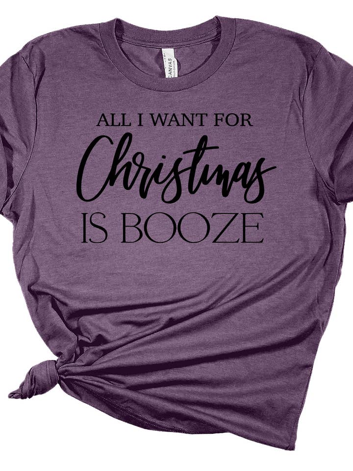 ALLES WAS ICH ZU WEIHNACHTEN WILL IST SCHNAPS für den Großhandel von Bearded Bird Apparel