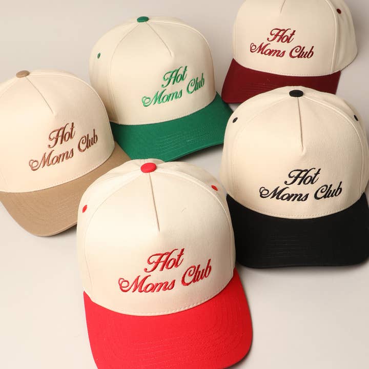 Fashion City - Wholesale Trucker Hat - Unisex - Hot Moms Club Trucker Baseball Cap