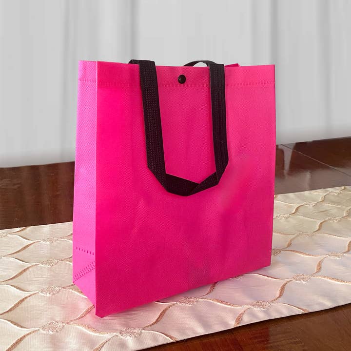 ByHome - Wholesale Gift Bag - 50pcs, 4 Sizes Dragonfruit Hot Pink Red Button Non-woven Bag0