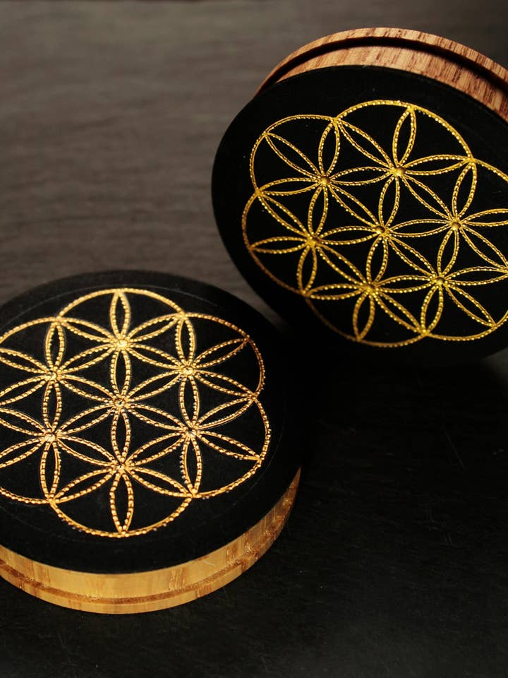 Handgjorda pluggar/Damascene Pluggar/Alnut Wood Plug för wholesale av Togashi Damasquinos