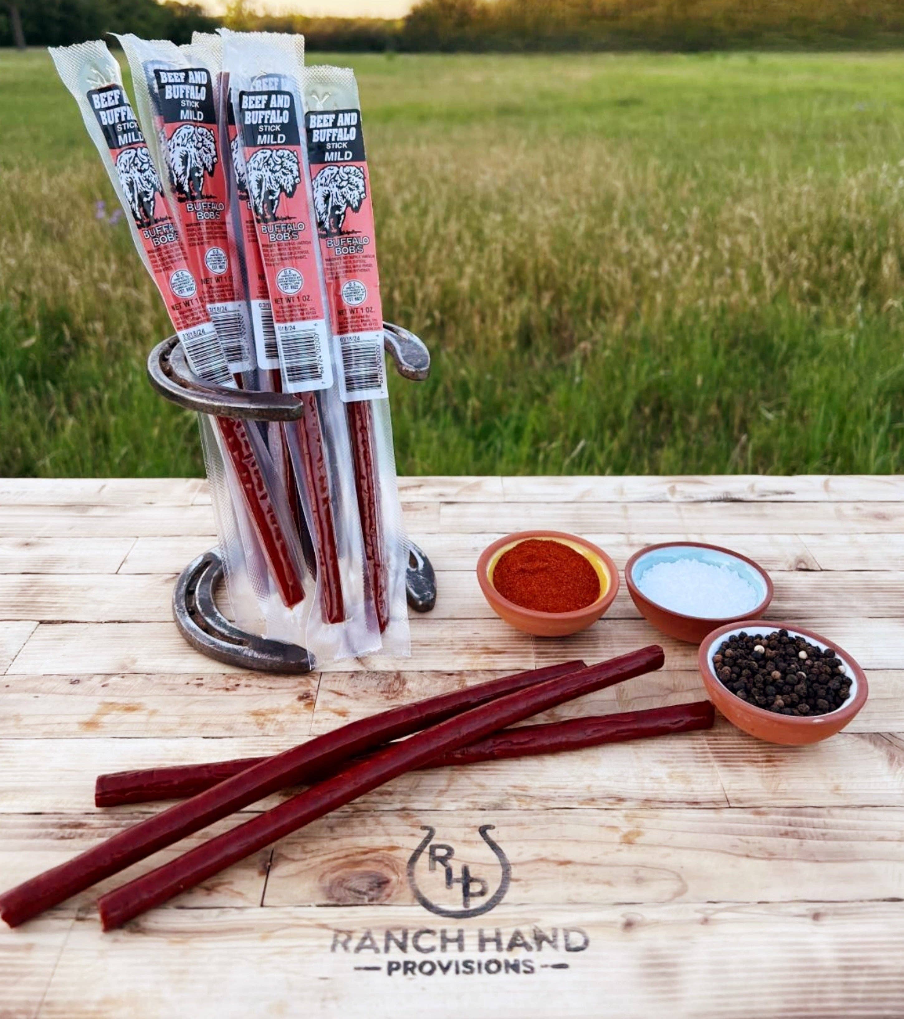 Ranch Hand Provisions - Wholesale Jerky - Buffalo Stick - Mild3