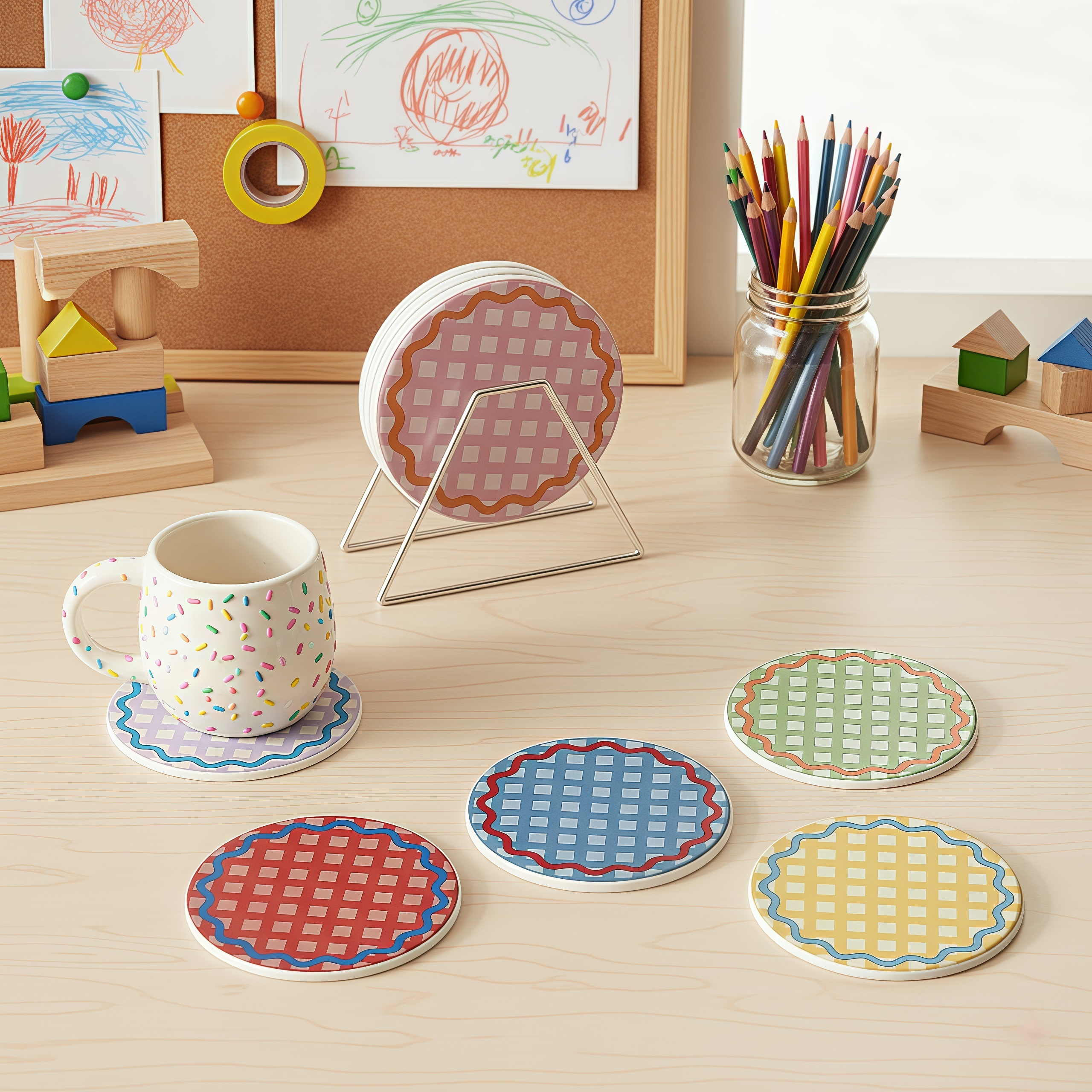 Otterware - Wholesale Coasters - Aesthetic Diatomaceous Earth Coasters (46 Styles)46