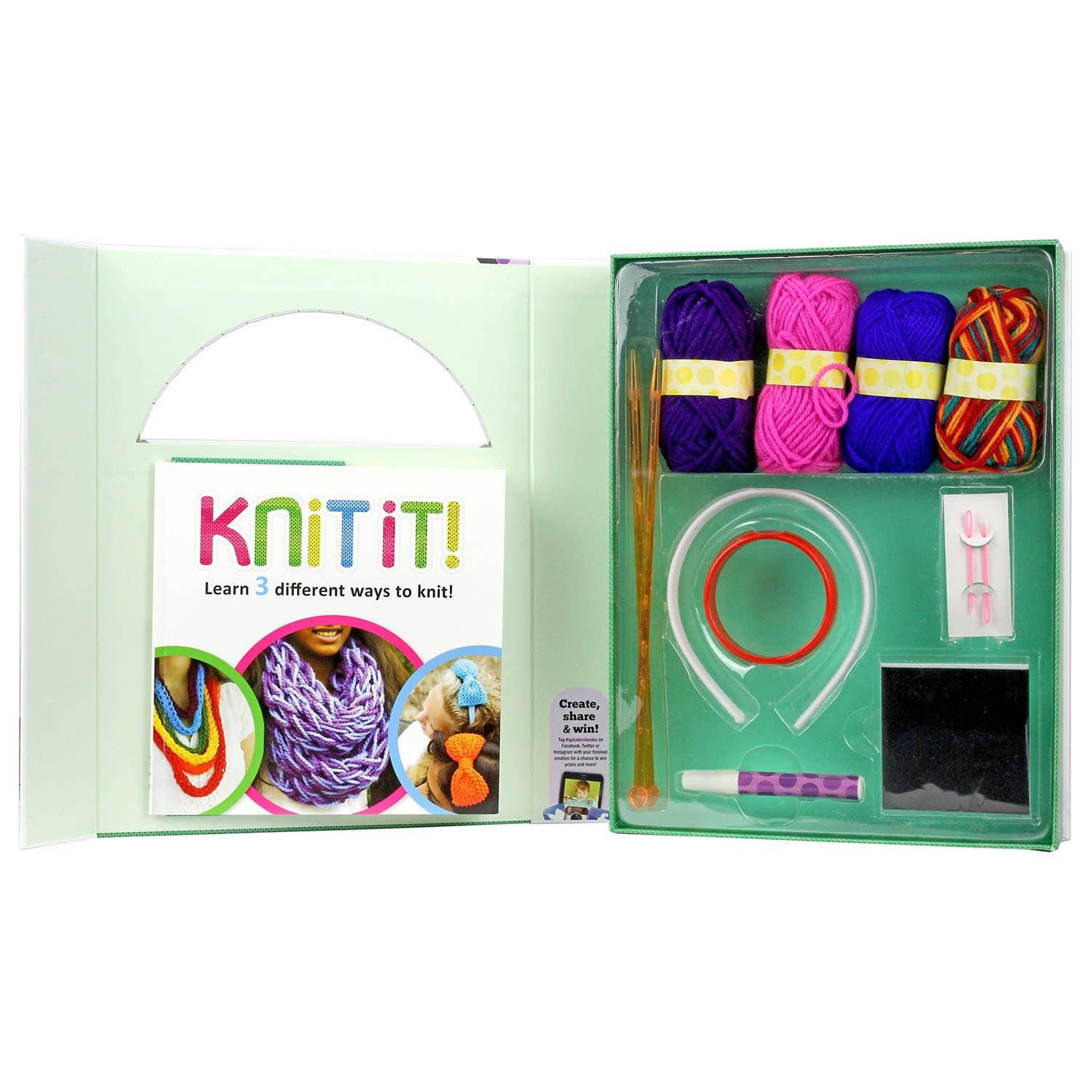 SpiceBox Product Development LTD - Vente Kit de bricolage – enfant - Make & Play Knit It !1