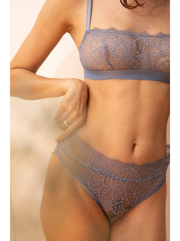 OLLY LINGERIE - Vendita all'ingrosso Reggiseno - Donna - Reggiseno romantico Liao Myosotis in pizzo riciclato3