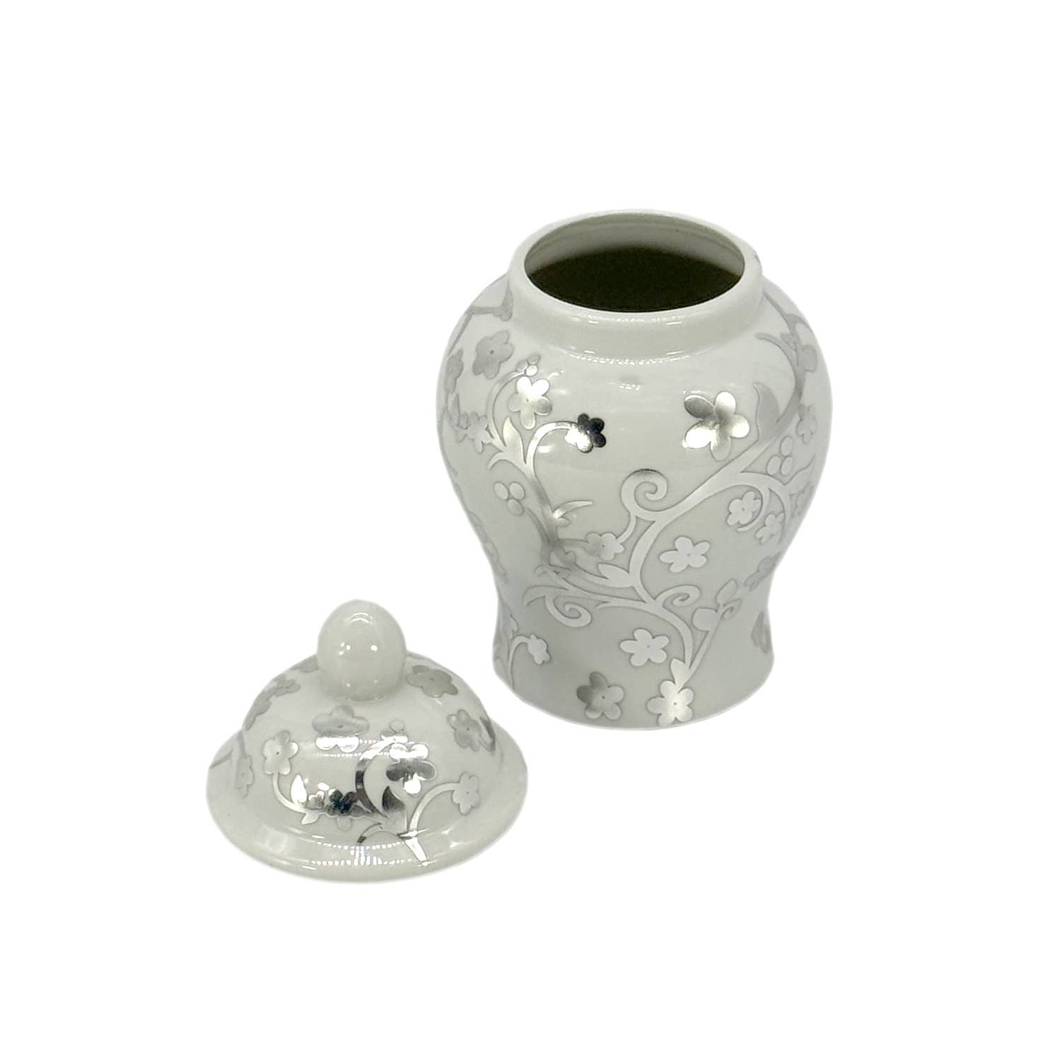 Galt International Company – wholesale Decorative jar – Small Chinoiserie Ceramic Decorative Tea & Ginger Jar 8"32