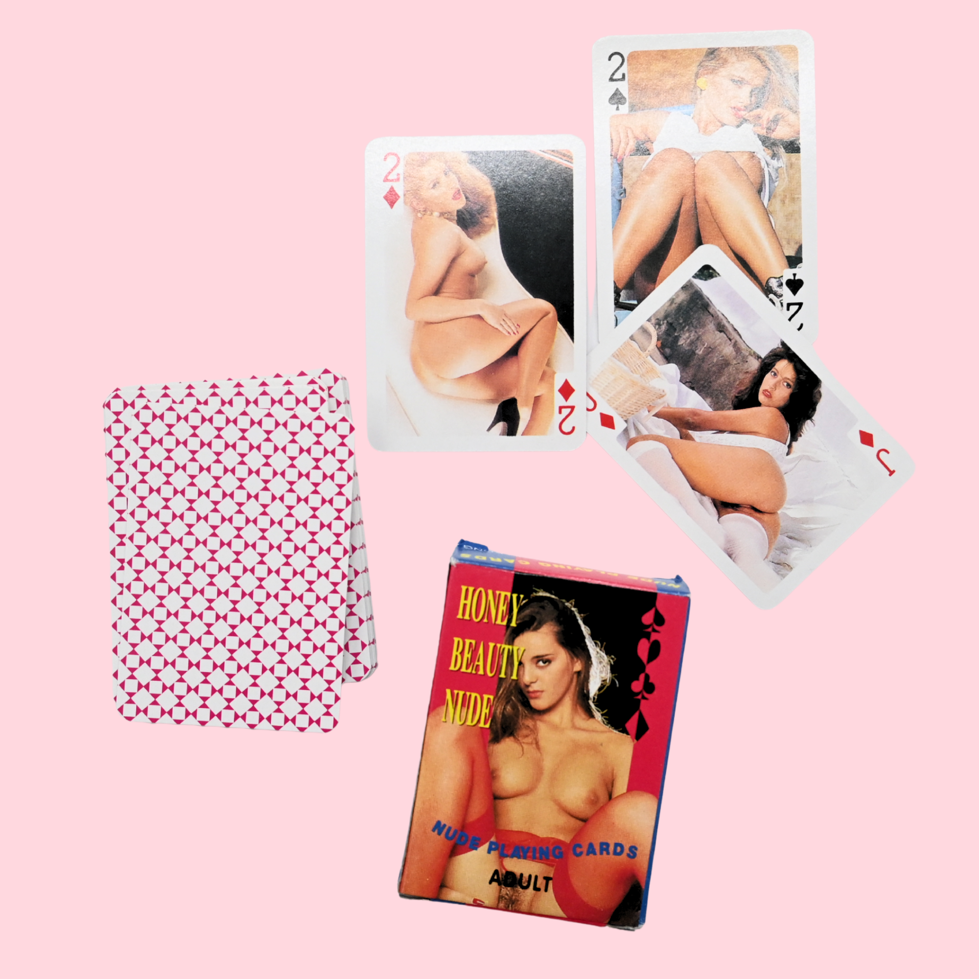 Riley Grae – wholesale Skämtpresent/liten present – Vintage dödsstock Nudie spelkort5