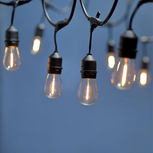 YI LIGHTING LLC - Wholesale String Lights - 48FT 24-Bulb Outdoor Standard LED String Light Shatterproof2