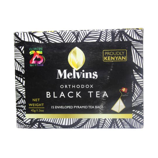MELVINS BLACK ORTHODOX TEA 15'S TAGGED for wholesale by World Safari Shops