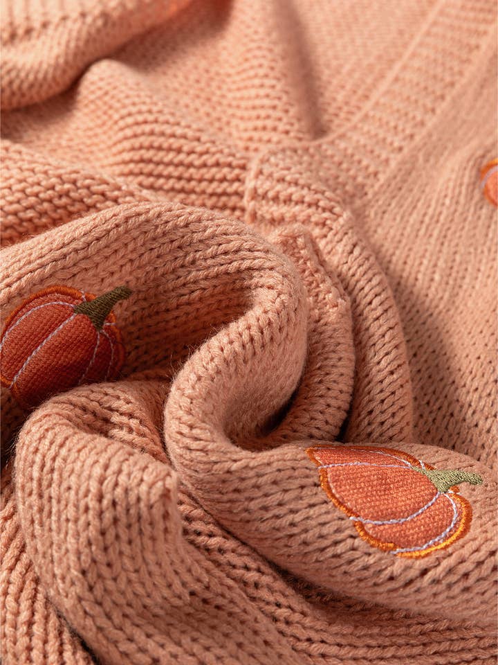 LALA LOO - Wholesale Cardigan - Women's - LALALOO Holiday Embroidered Open Front Midi Cardigan26