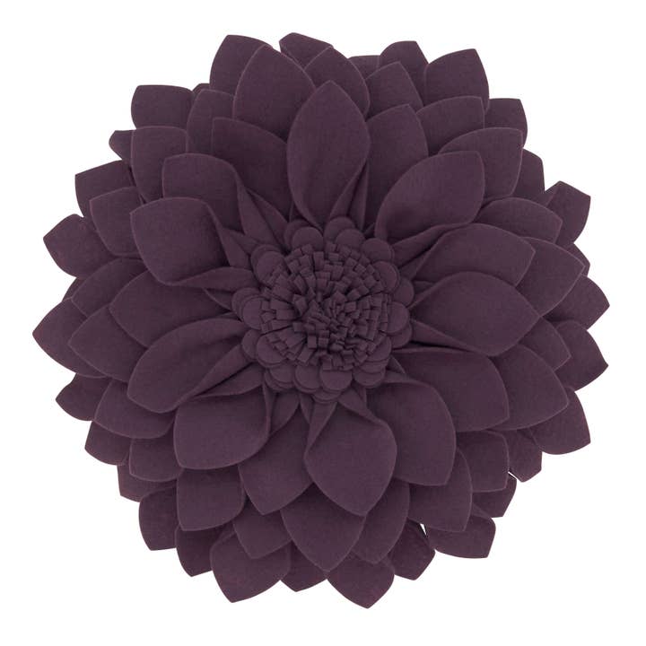 Saro Lifestyle - Wholesale Throw/Decorative Pillow - Felt Flower Pillow - Poly Filled24