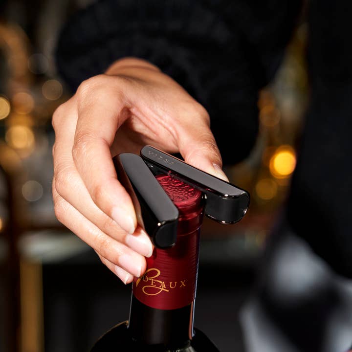 Viski - Wholesale Bar Tool - Warren™ Black Gunmetal Plated Heavyweight Foil Cutter4