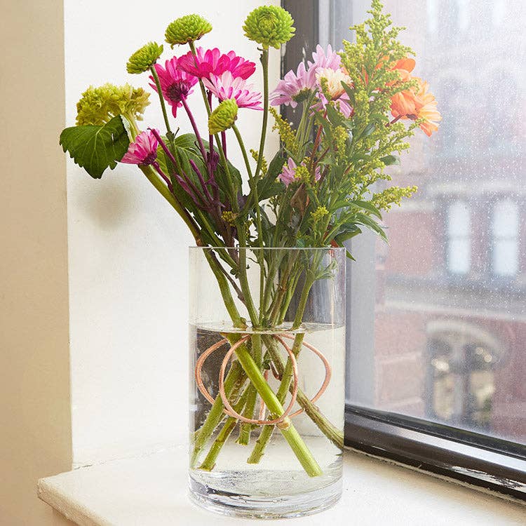 Kikkerland Design Inc - Wholesale Garden Tool - Copper Flower Frog2