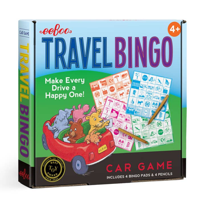 Travel Bingo Game for wholesale by eeBoo