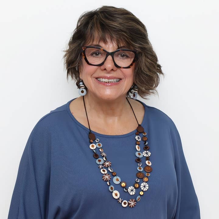 Sylca Designs - Wholesale Beaded/Pearl Necklace - Brown Melody Statement Necklace1