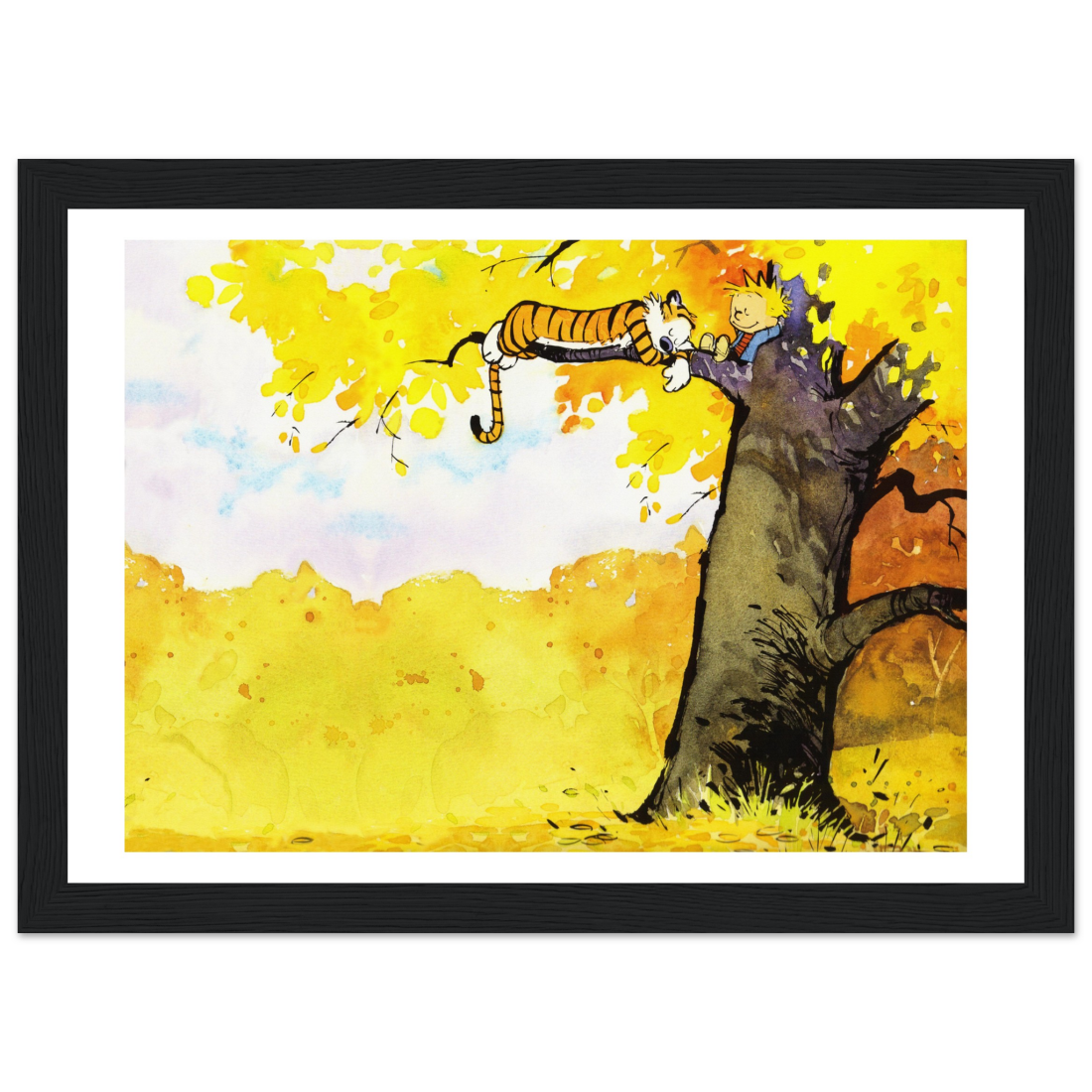 Art-O-Rama Shop - Wholesale Poster - Calvin and Hobbes Resting on a Tree Poster2