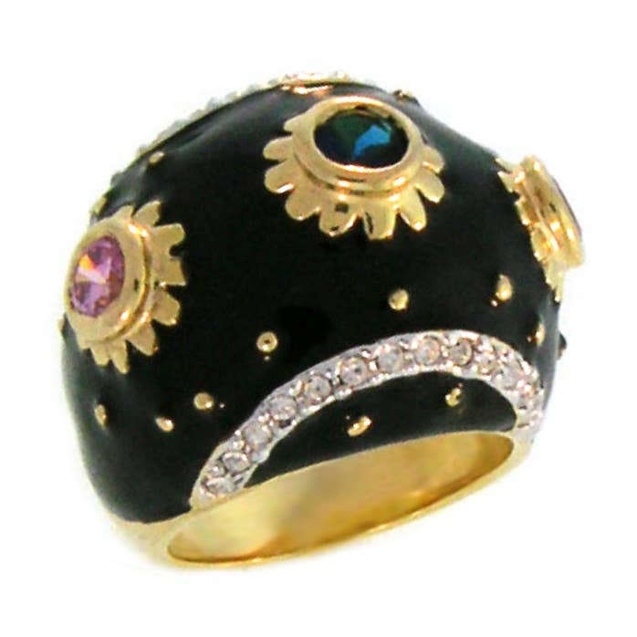 Poppy Love Cocktail Ring for wholesale by Lauren G Adams